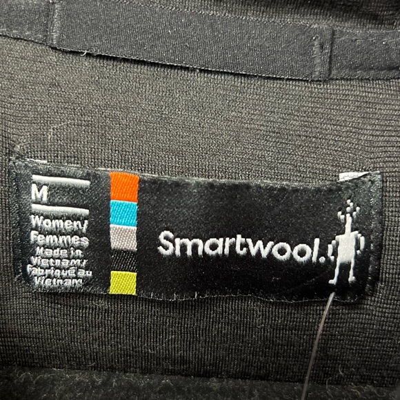 Smartwool Hybrid Nylon/Wool Zipper and Snap Closure Hooded Jacket Size Medium - Picture 5 of 7